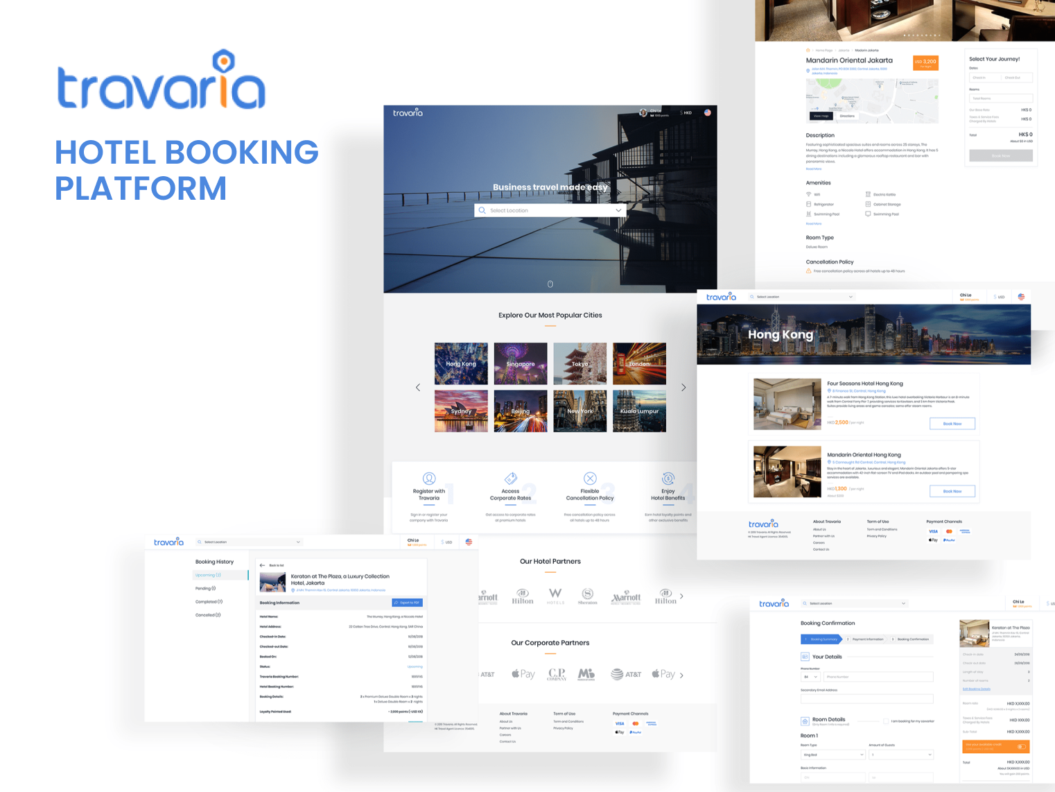 Travaria - Hotel booking platform designed for Hong Kong travelers